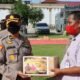 Penyerahan paket Natal kepada wartawan di Mako Polres Batu Bara (Senin,27 /12/2021) (Dok/Humas)