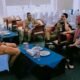 Wan Azimah bersama bersama Kadispora Batu Bara, di Aula Rumah Dinas Bupati, Sei Suka Selasa (28/12/2021). (Dok/Humas).