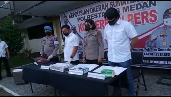 Peras Kepsek, Oknum LSM di Deli Serdang Diciduk Polisi