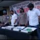 Kasatreskrim Polrestabes Medan, Kompol M Firdaus saat Konferensi Pers di Polrestabes Medan, Rabu (29/12/2021). (kedannews.com/Tim)