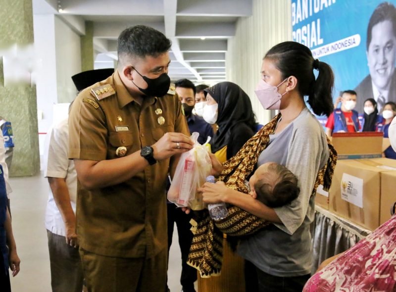 Bobby Nasution Apresiasi Yayasan BUMN Bantu Makanan Tambahan Bagi Anak