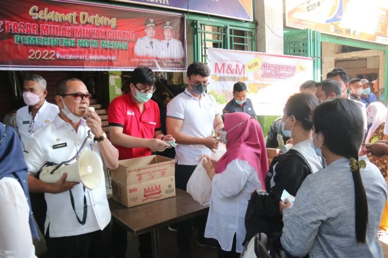 Dinas Perdagangan Kota Medan Terus Gelar Operasi Pasar Murah Minyak Goreng