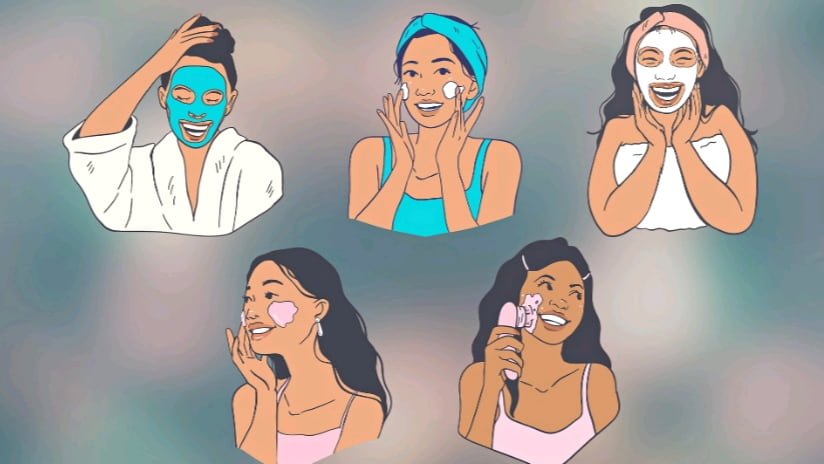 Ilustrasi Penggunaan Skincare. (Dok/Ist).