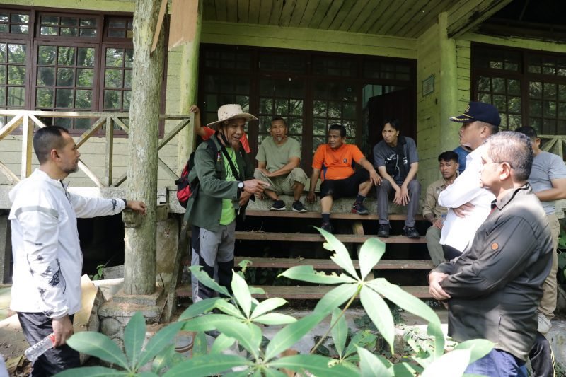 Musa Rajekshah Tinjau Lokasi Rehabilitasi dan Feeding Orang Utan di Bukit Lawang