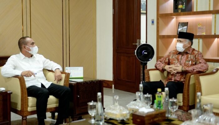 Nova Iriansyah dan Edy Rahmayadi Perkuat Hubungan Aceh-Sumut