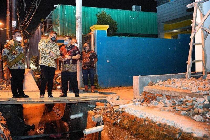 Pengerjaan Drainase Jalan Sei Belutu Selesai dalam 7 Hari