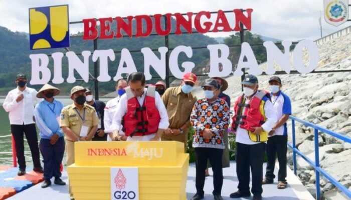 Presiden Jokowi Resmikan Bendungan Bintang Bano, Petani Bersyukur