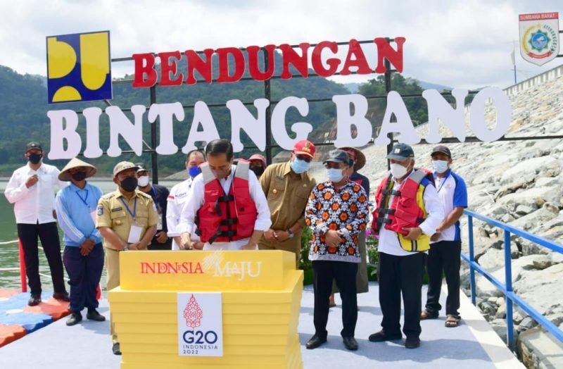 Presiden Jokowi Resmikan Bendungan Bintang Bano, Petani Bersyukur