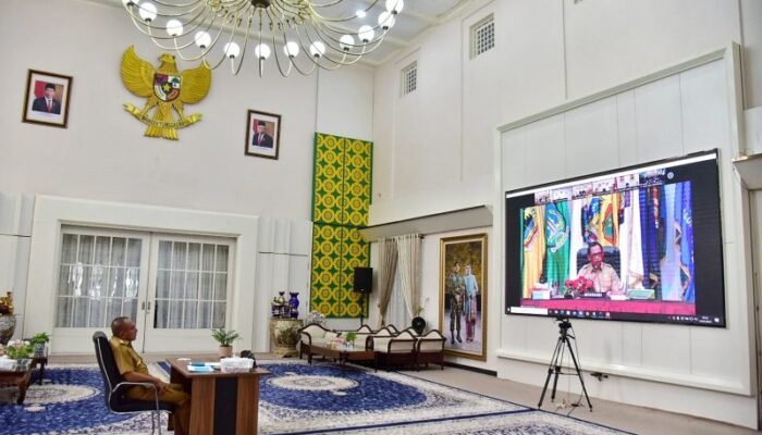 Bahas OTT Kepala Daerah, Edy Rahmayadi Rapat Virtual dengan Mendagri dan KPK