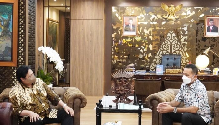 Wagub Musa Rajekshah Temui Menko Airlangga, Perjuangkan DBH Sawit