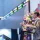 Presiden Republik Indonesia saat memberikan sambutan Peresmian Pembukaan Perdagangan Bursa Efek Indonesia, Jakarta Pusat, Senin (03/01/2022). (Dok/Humas).