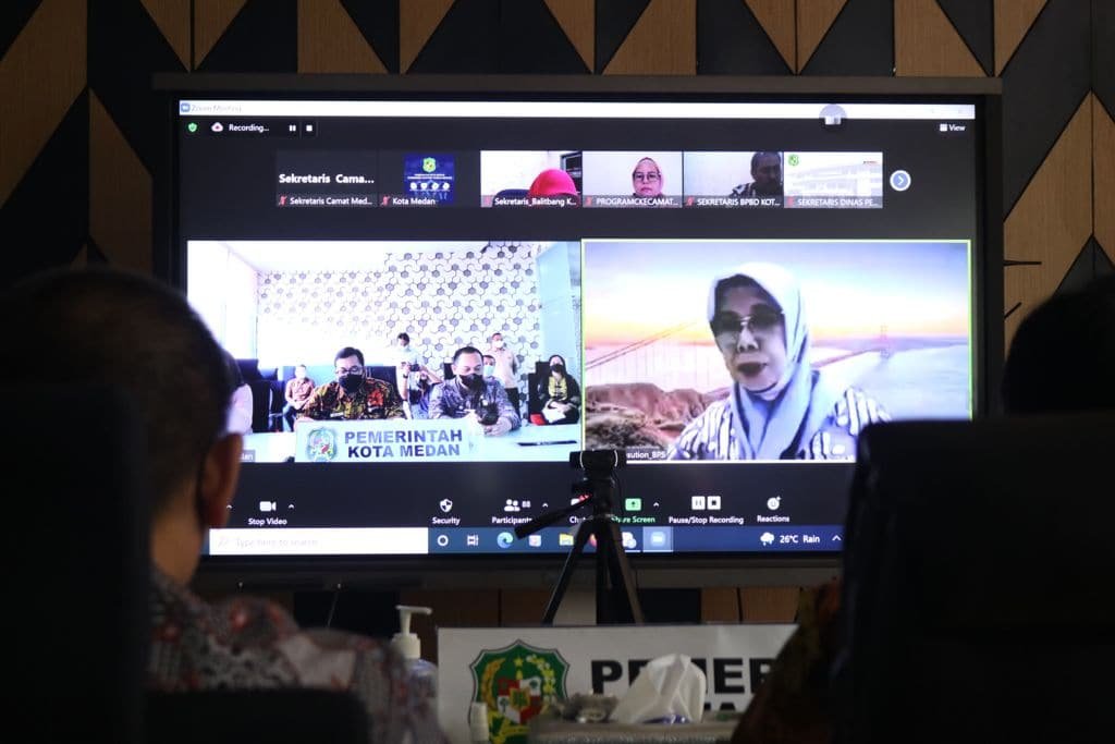 Daring dari Ruang Command Center. Kamis (/1/2022). (Dok/Humas).