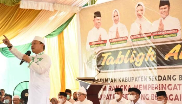Hari Jadi Ke-18 Tahun 2022, Pemkab Sergai Gelar Tabligh Akbar