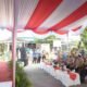 Wakil Bupati Deli Serdang saat memberikan sambutan pada Vaksinasi anak, kamis (13/01/2022). (foto/humas).