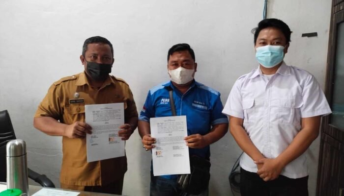 Pimpinan Umum Media Kedan News Tanda Tangani Kontrak Dengan Kominfo Sergai