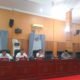 Komisi I saat menggelar RDP di ruang Paripurna DPRD Kabupaten Batu Bara, bersama KPU, Capil dan KPU.Senin (17/01/2022). (kedannews.com/Eka Suhendra)