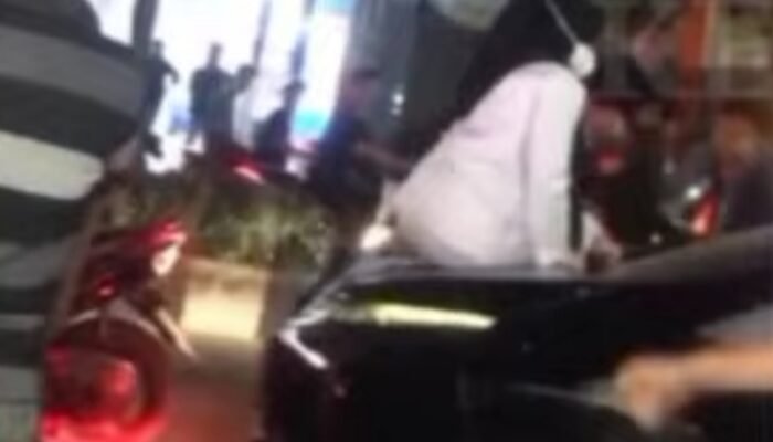 Terkait Istri Panjat Kap Mobil Ternyata Suami Oknum Polisi dan Sudah Damai