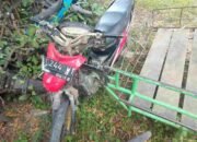 Bus Rapi Tabrak Becak Barang Di Jalinsum Batu Bara Supir Melarikan Diri