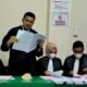 Jaksa Penuntut Umum, saat membacakan tuntutan terhadap 11 tersangka di PN Tanjungbalai Rabu (19/01/2022)