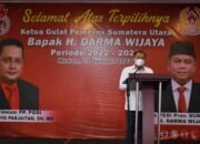 Bupati Sergai Dikukuhkan Sebagai Ketua PengProv PGSI Provsu untuk periode 2022-2026