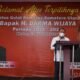 Bupati Sergai Darma Wijaya saat memberi sambutan, Jum'at (21/01/2022). (foto/humas).
