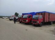 Ditreskrimsus Poldasu Amankan 8 Truk Barang Ilegal Asal Malaysia