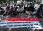 KPK lambat Tangani Korupsi, DPRD Tulungagung di Gruduk Masa Ormas