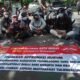 Massa LPKP2HI dan RATU MEGAT. (foto/Mualimin). Rabu (26/01/2022).