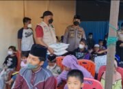 Bersinergi Dengan KSJ, Kapolsek Lima Puluh Santuni Ratusan Yatim dan Dhuafa