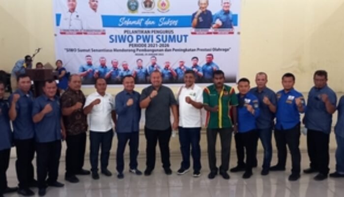 Pelantikan SIWO PWI Sumut Dimeriahkan Trup Gembira Piala Ketua PWI Sumut dan Ketua KORMI Sumut