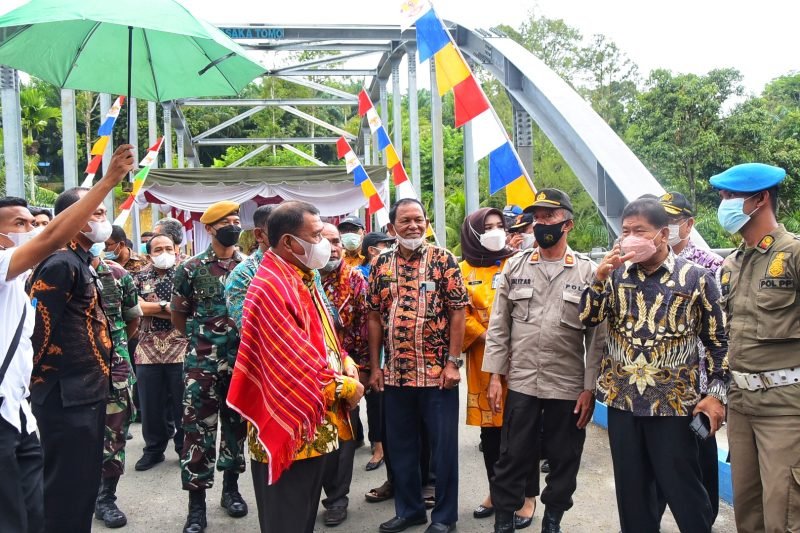 Bupati Deli Serdang Resmikan Jembatan Sei Seruai