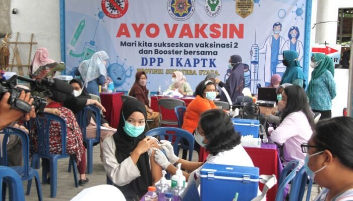 DPP IKAPTK Sumut Buka Gerai Vaksinasi Booster