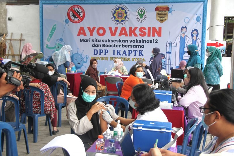 DPP IKAPTK Sumut Buka Gerai Vaksinasi Booster