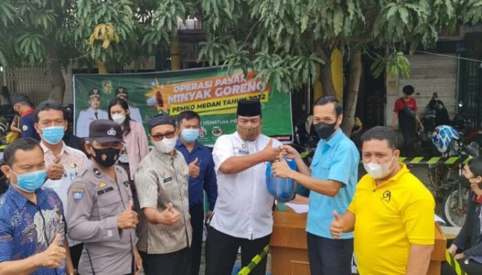 Dinas Perdagangan Kota Medan Kembali Gelar Operasi Pasar Minyak Goreng