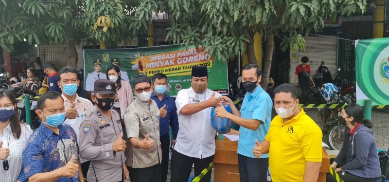 Dinas Perdagangan Kota Medan Kembali Gelar Operasi Pasar Minyak Goreng