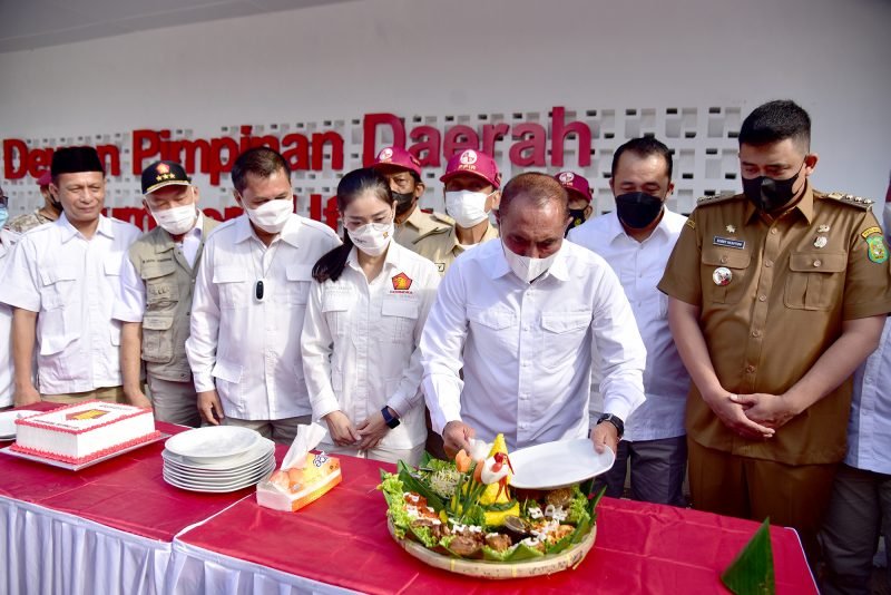 Edy Rahmayadi Hadiri HUT Gerindra Rakyat Butuh Kerja Nyata