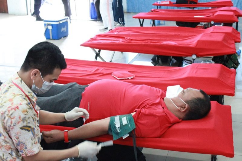 Gelar Donor Darah, Rutan 1 Medan Berhasil Kumpulkan 100 Lebih Kantong