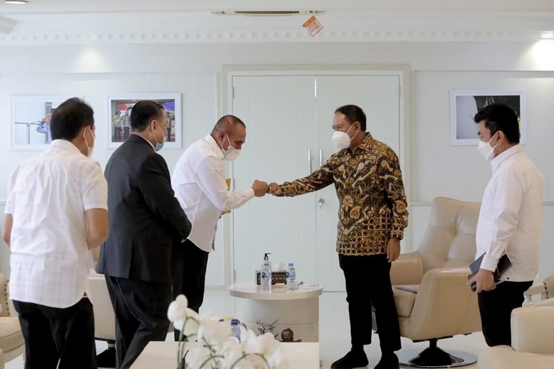 Gubernur Laporkan Kesiapan Sumut Laksanakan PON 2024 ke Menpora