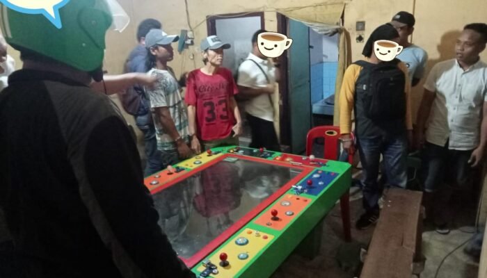 Gerebek Lokasi Perjudian, Polsek Deli Tua Amankan Seorang Wanita dan Enam Pria