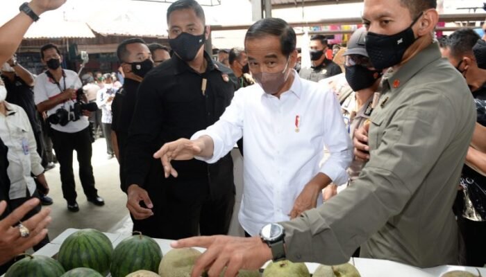 Jokowi Bagikan Bantuan Modal di Pasar Kebun Lada Binjai, Pedagang Merasa Senang dan Terbantu