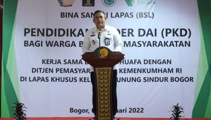 Kegiatan PKD Lapas Khusus Gunung Sindur Lahirkan Kader Dai