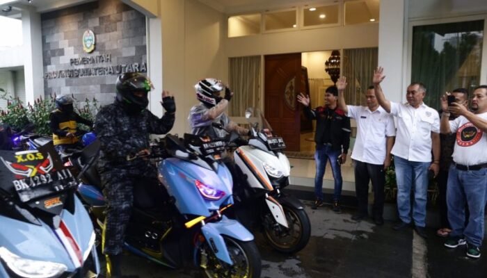 Lepas Perjalanan XOS ke Riau dan Sumbar, Musa Rajekshah: Sampaikan Keindahan Alam Sumut di Sana