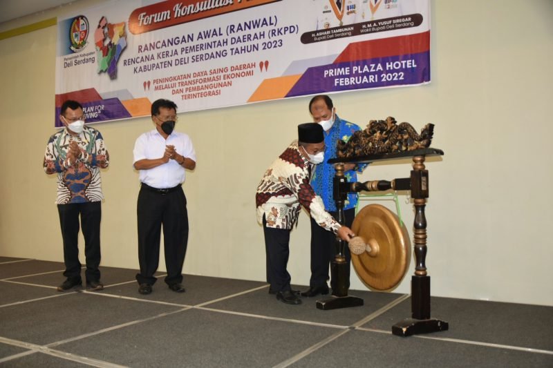 Pemkab Deli Serdang Gelar Rancangan Awal RKPD Tahun 2023