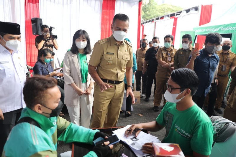 Pemprov dan TP PKK Sumut Gandeng Grab Gelar Vaksinasi Booster