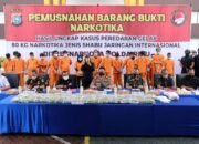 Polda Riau Musnahkan 82,94 KG Sabu, Wagub Apresiasi Kinerja Kapolda dan Jajaran