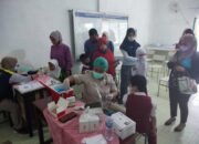 Polsek Medan Timur Gelar Vaksinasi Anak Usia 6-11 Tahun Tahap II