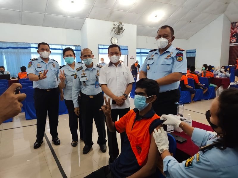 Rutan Kelas I Medan Vaksin 1000 Warga Binaan dan Masyarakat