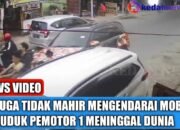 Diduga Tidak Mahir Dalam Mengemudi, Mobil Seruduk Pemotor 1 Meninggal Dunia