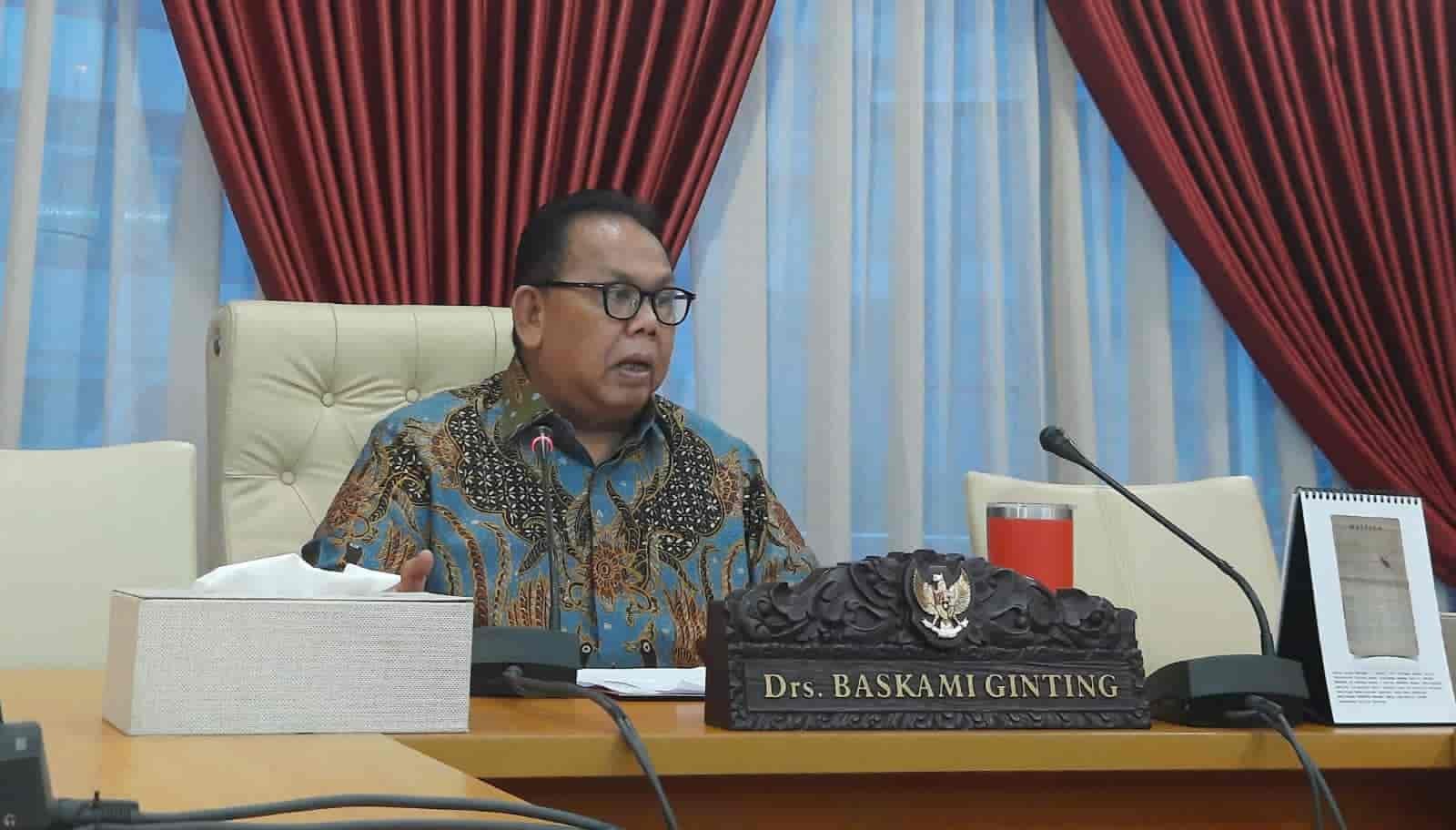 Baskami Ginting. Senin (14/2/2022). (Foto/Humas).