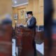 Wakil Bupati Oki Iqbal saat membaca Nota Ranperda. Selasa (15/2/2022). (Foto/Humas).